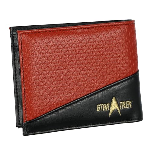 Star Trek The Next Generation Metal Command Badge Bi-Fold Wallet with ID Window Card Slots and Bill Sleeve4