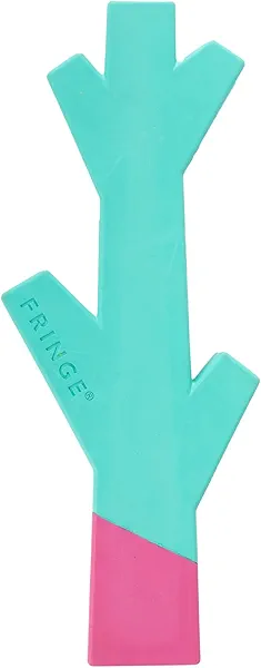 Fringe Studio "Stick with ME Turquoise/HOT Pink Rubber Dog Toy, Pet Shop Collection (518035)
