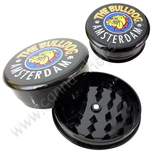 The Bulldog Amsterdam Grinder Noir 3 Parties
