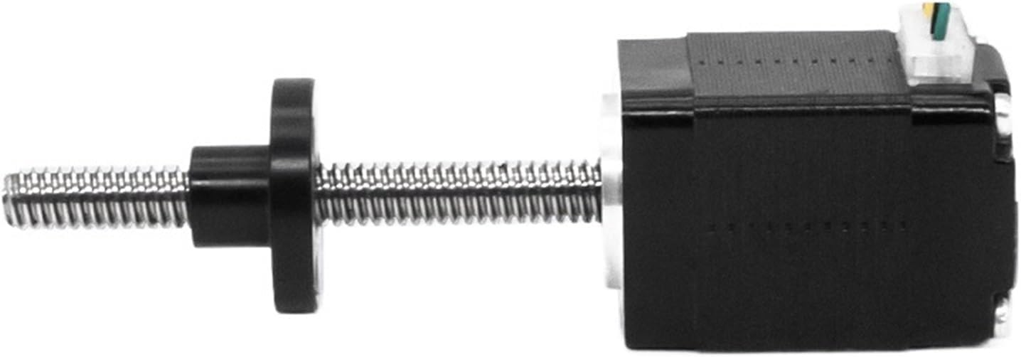20 * 25mm Micro Nema8 Thrust 8N Screw 5mm Lead 2mm Screw Length 60mm 0.4A 2-Phase 4-Wire Linear Lead Screw Rod Stepper Motor(20X30 12N Tr5X2-150)