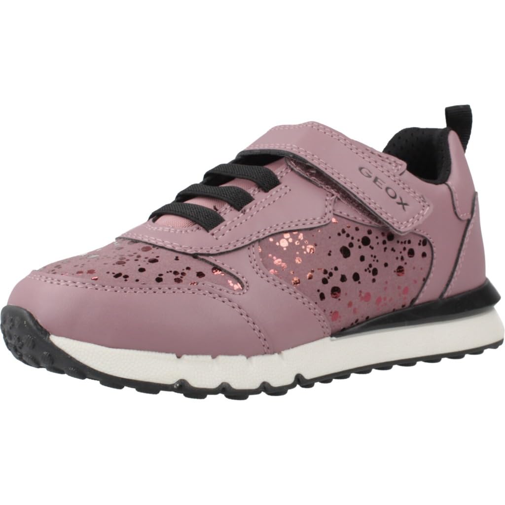Geox J Fastics Girlsneaker Bambina, Rosa, 1 Uk-image