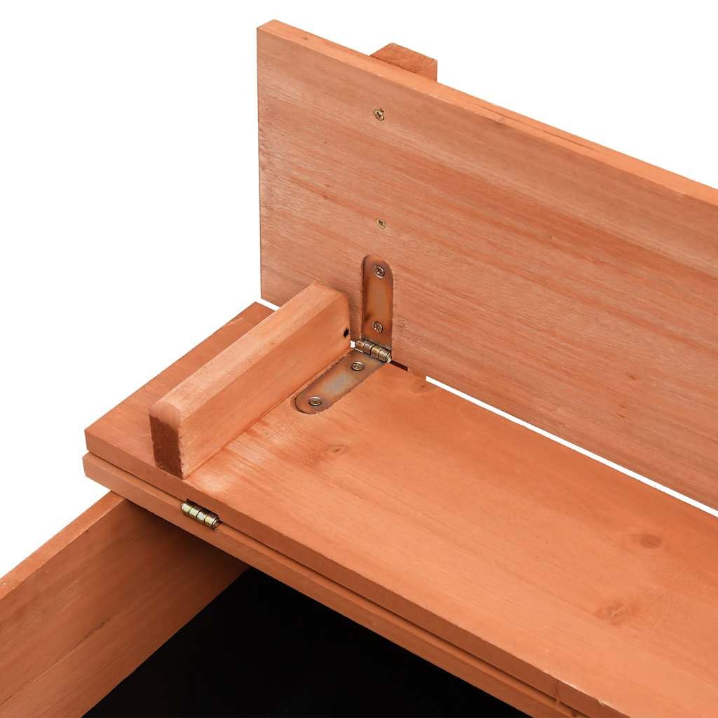 Mangloder Sandkasten aus Tannenholz 95x90x15 cm für Kinder Outdoor Gartenspielzeug mit Abdeckung und Sitzbank, Robustes Holz, inklusive Nylonfolie, ideal zum Buddeln, Bauen und Spielen im Garten