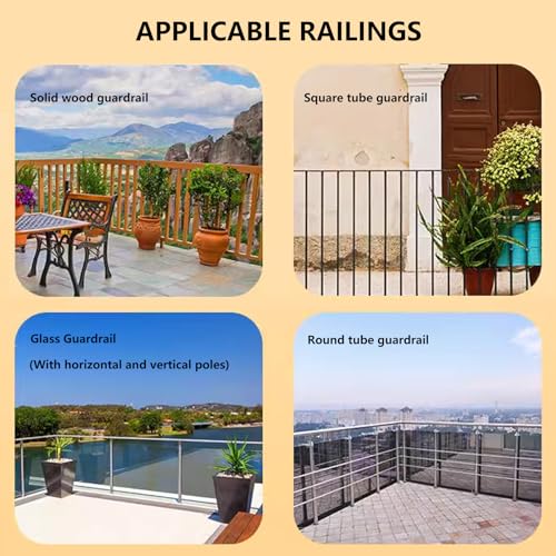 Table de balcon pliante et amovible gain de place - 4
