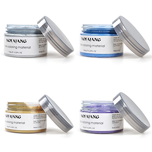 Arsty Temporary Hair Color Wax,Instant Hair Pomades for Men Women, Natural Hairstyle Wax for Party, Cosplay Arsty Temporary Hair Color Wax,Instant Hair Pomades for Men Women, Natural Hairstyle Wax for Party, Cosplay