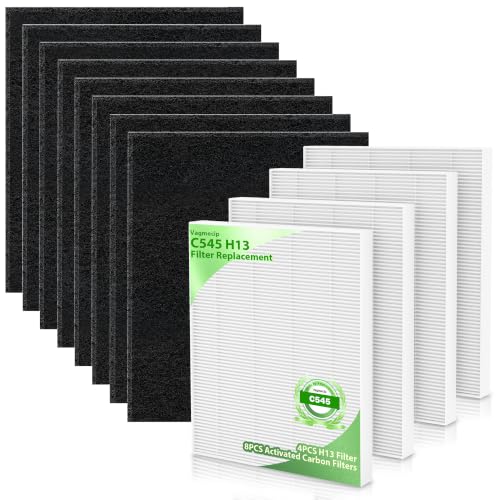 Image of 12 Pack C545 Replacement Filter S Compatible with Win-ix C545 Air Purifier, For Winix C545, B151, P150, 9300,Ture HPEA Filter S Only, Part number 1712-0096-00 and 2522-0058-00