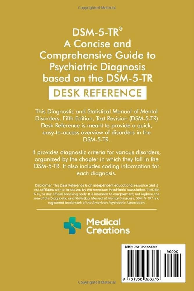 【英語版】DSM-5-TR DSM-5-TR Classification (English): American Psychiatric