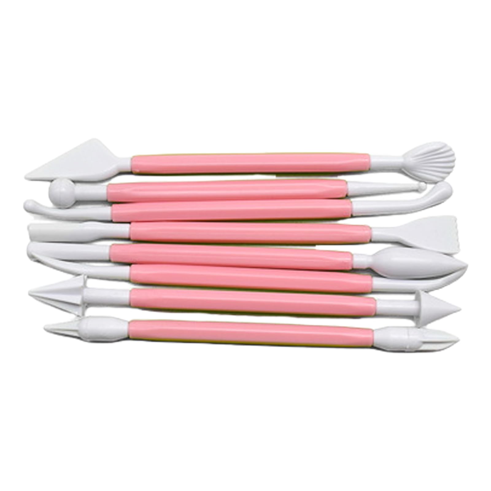 MICFENY 8Pcs Cake Fondant Sculpting Tool Fondant Cake Cutter Cake Mould Tool Cake Scraper Clay Modeling Tool