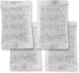 Prince Lionheart Activated Charcoal Sachet 4 Pack Odors Free for MY TWISTâ€™R Disposal System, 4PACK Charcoal Sachets