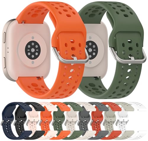 Bracelet montre Amazfit Bip 6 Sport souple anti-irritation pour peau sensible, lot de 10