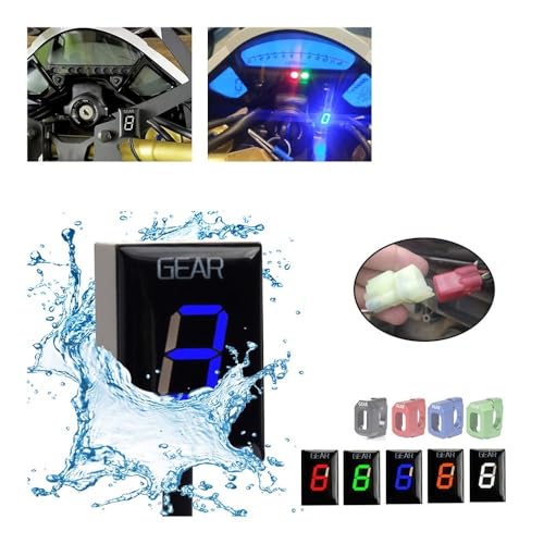 Indicateur de rapport engagé avec support bleu pour Moto Honda CB1000R 2008-2009 - 2