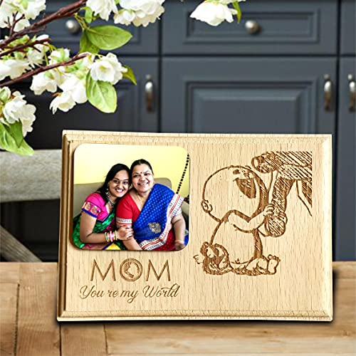 Placa de madera grabada Primer Amor mamá, el regalo ideal de 4x6 para el Día de la Madre 2