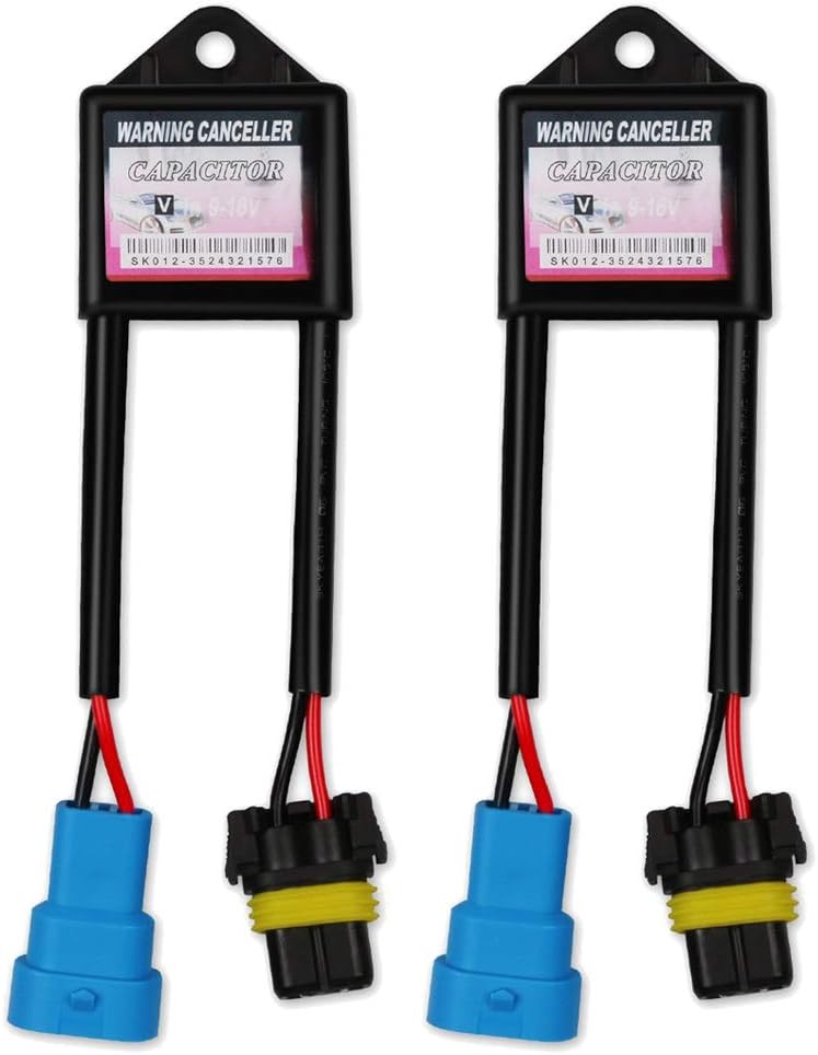 HSUNHID Xenon Anti-Flicker Warning Cancellers-Eliminates Car Radio Interference Problem While using HID Bulbs