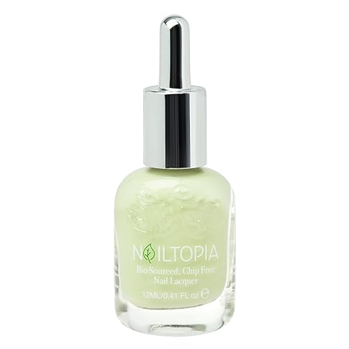 Miniatura 9 de Nailtopia Esmalte de uñas de origen biológico, sin astillas, totalmente natural, fortalecedor con biotina y superalimentos, fórmula resistente a las