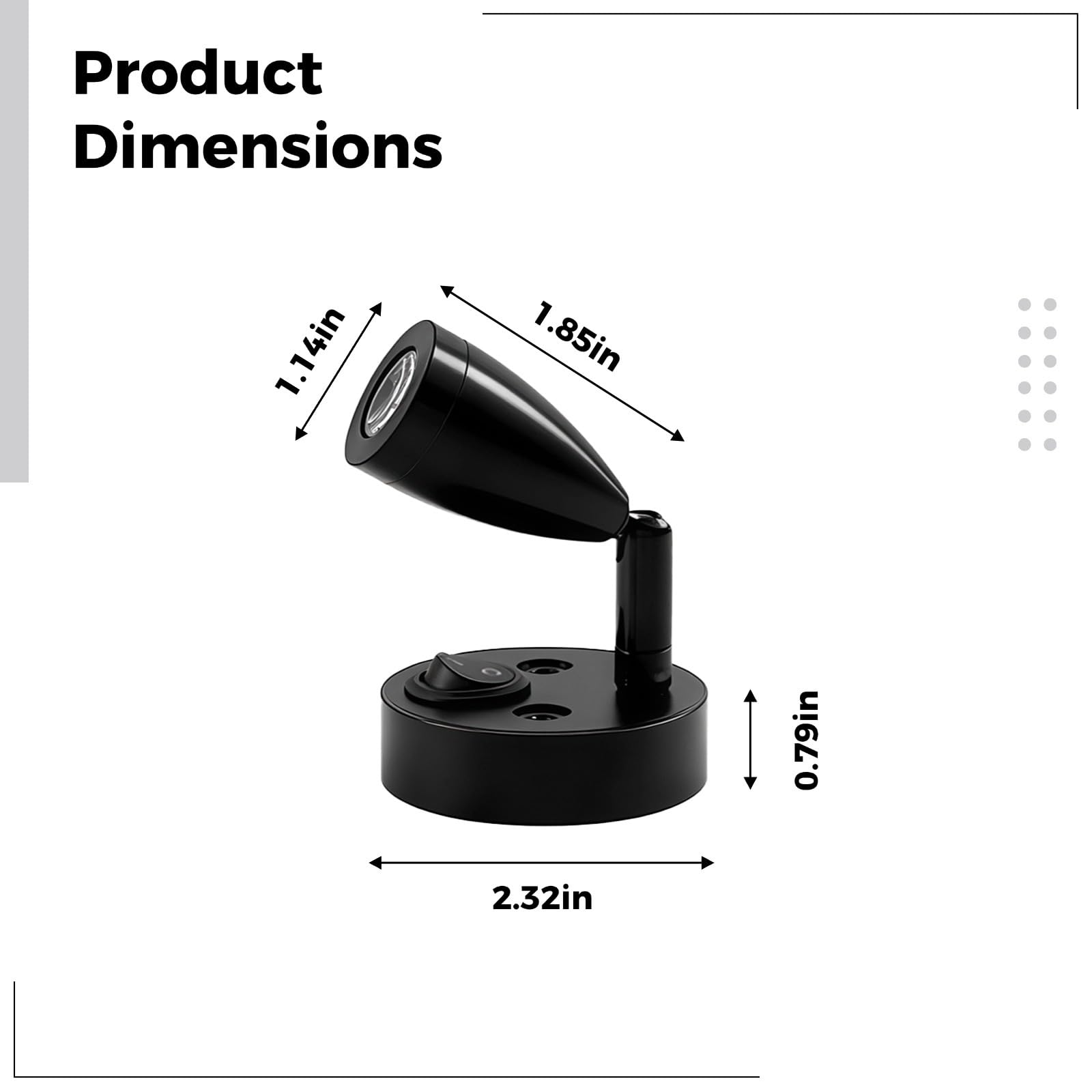 PONDON Lot de 2 lampes de lecture LED pour camping-car, 12–24 V avec USB, blanc chaud 3000 K, col réglable, éclairage intérieur pour bateau, camionnette, yacht