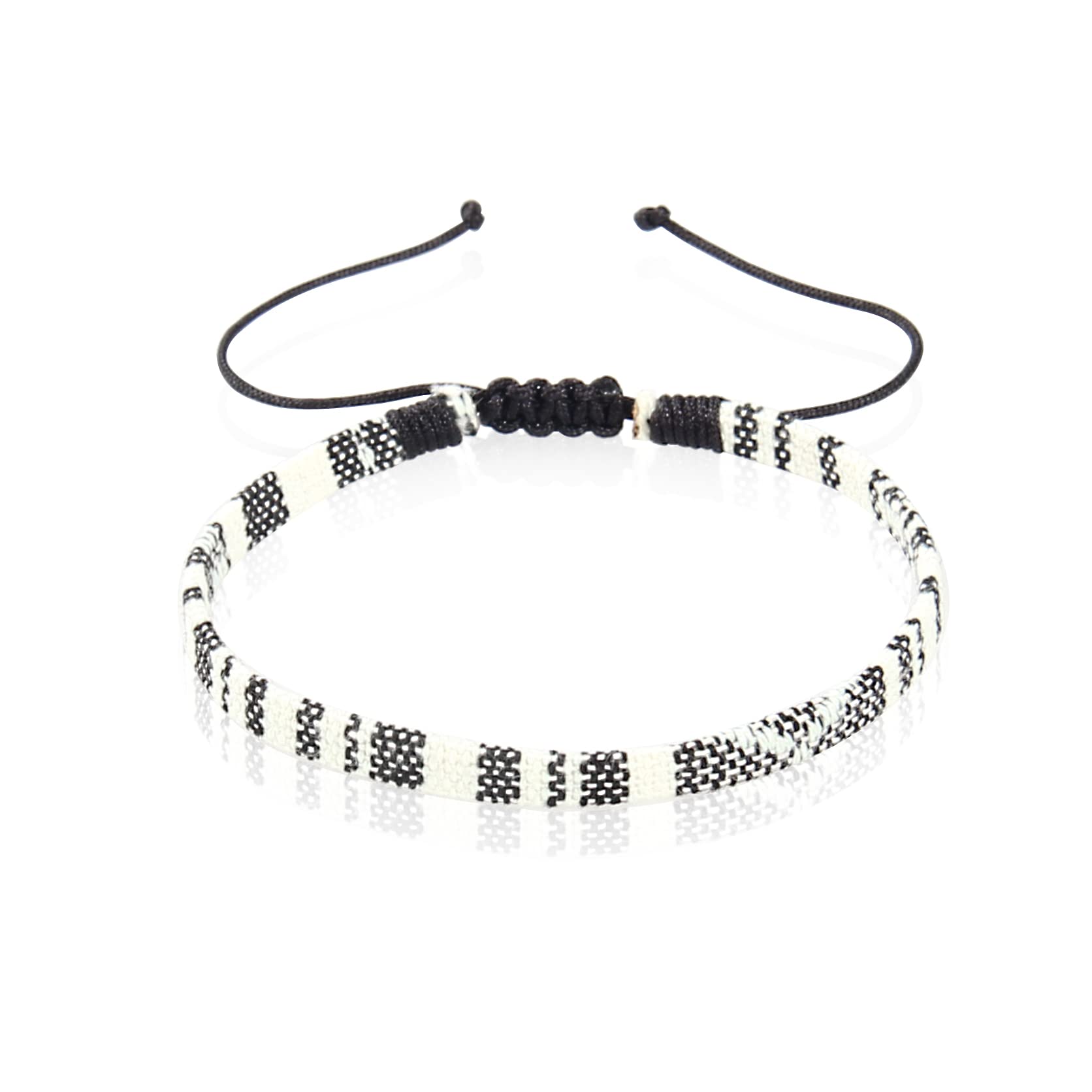 Surfer Fußband Damen und Herren Bunt I Wasserfester Stoff I Fussband größenverstellbar (16-32cm) I Boho Ethno Fussbänder