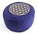 Berk YO-21-OR - Cojín de meditación, diseño con símbolo de la Flor de la Vida, Color Morado