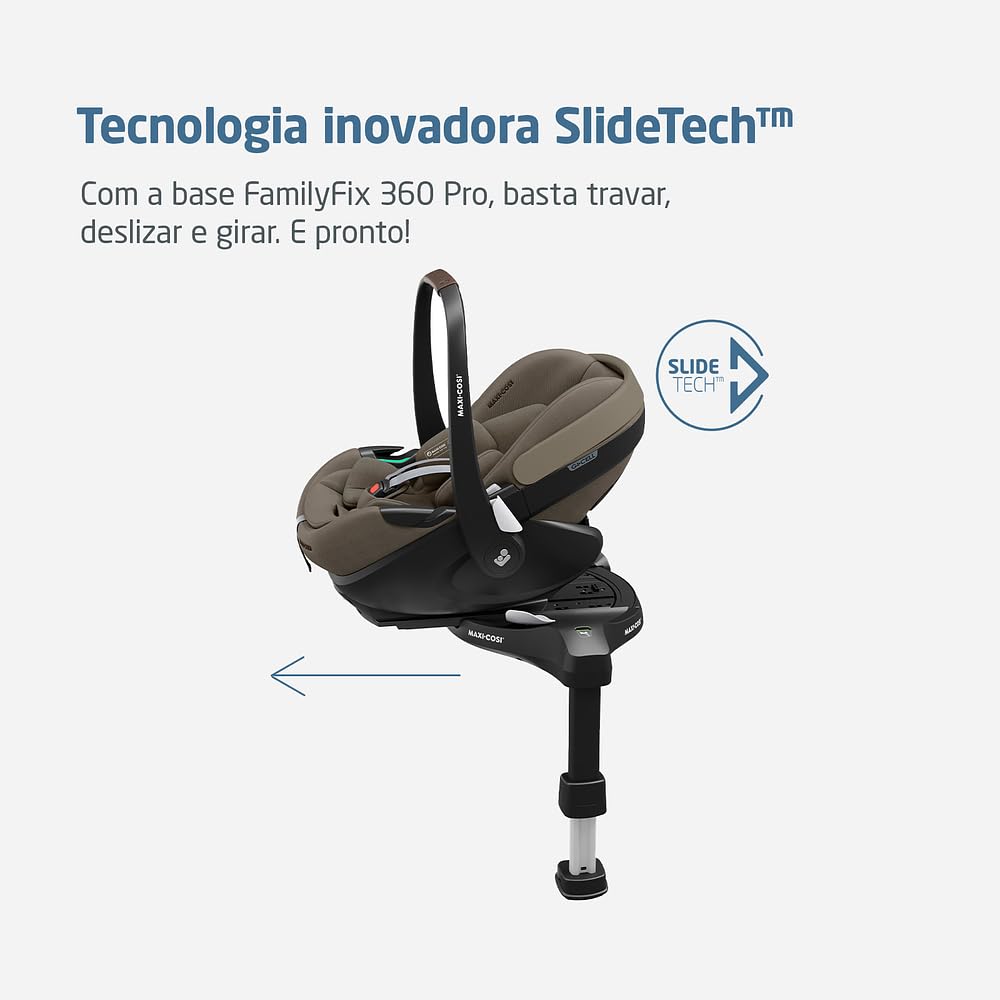 Bebê Conforto Maxi-Cosi, Pebble Pro², com Base Familyfix, Giro 360
