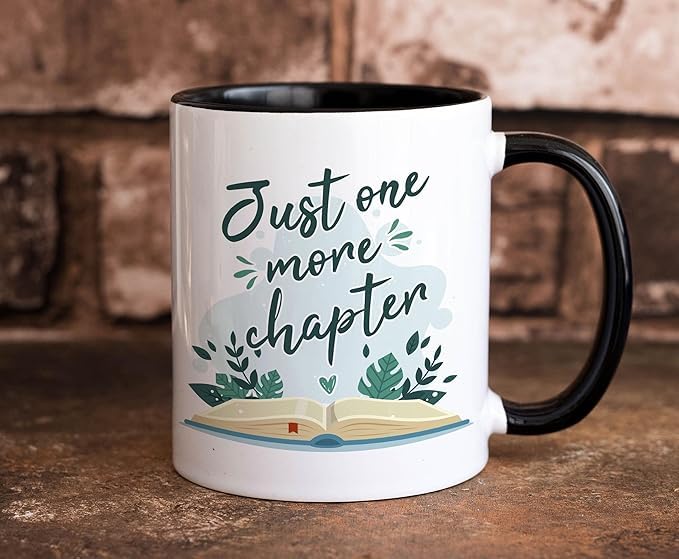 Taza de cerámica Funny Coffee Mug 11oz con frase para lectores miniatura 1