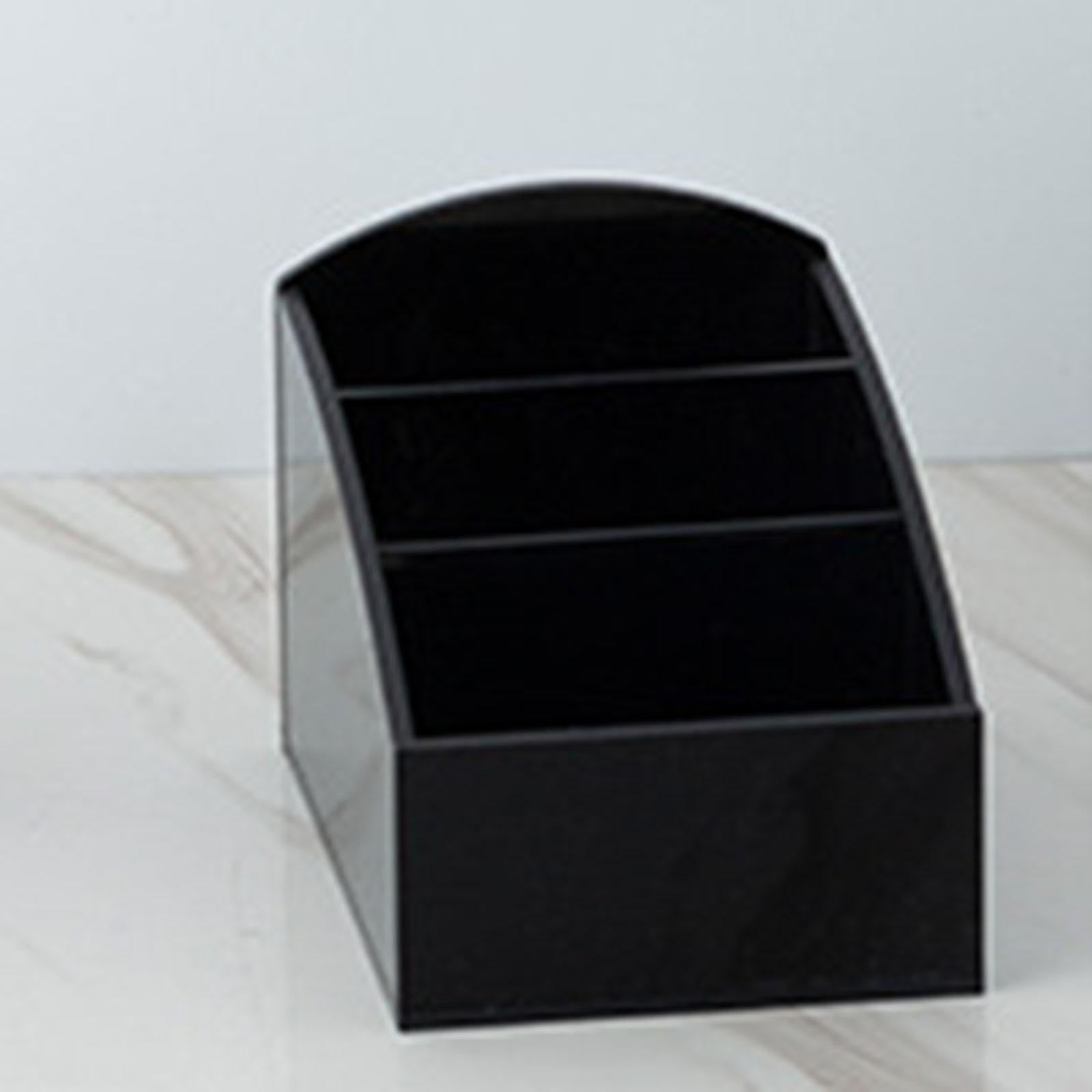 Sugar Packet Holder Acrylic Sugar Dispenser for Pantry Restaurant Coffee Bar Black