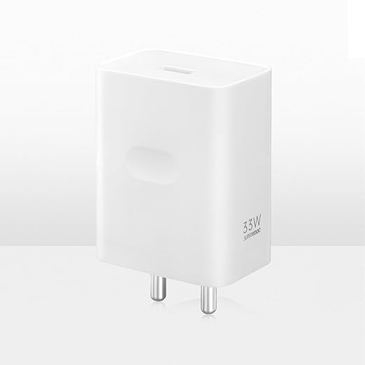 OPPO Original (6 Months Offical Warranty) SUPERVOOC 33W Single Port USB Fast Charger, BIS Certified, Wall Charger Adapter, Universal Compatibility (Cable Not Included, White) at Rs. 829