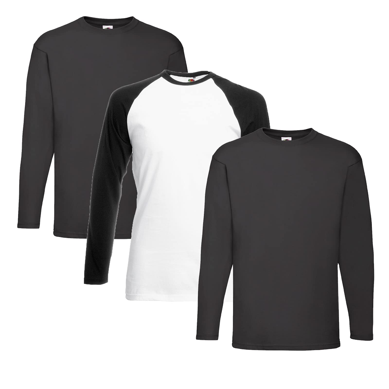 Fruit of the Loom Men's Long-Sleeved Valueweight Tee Sports Top, Matt, L