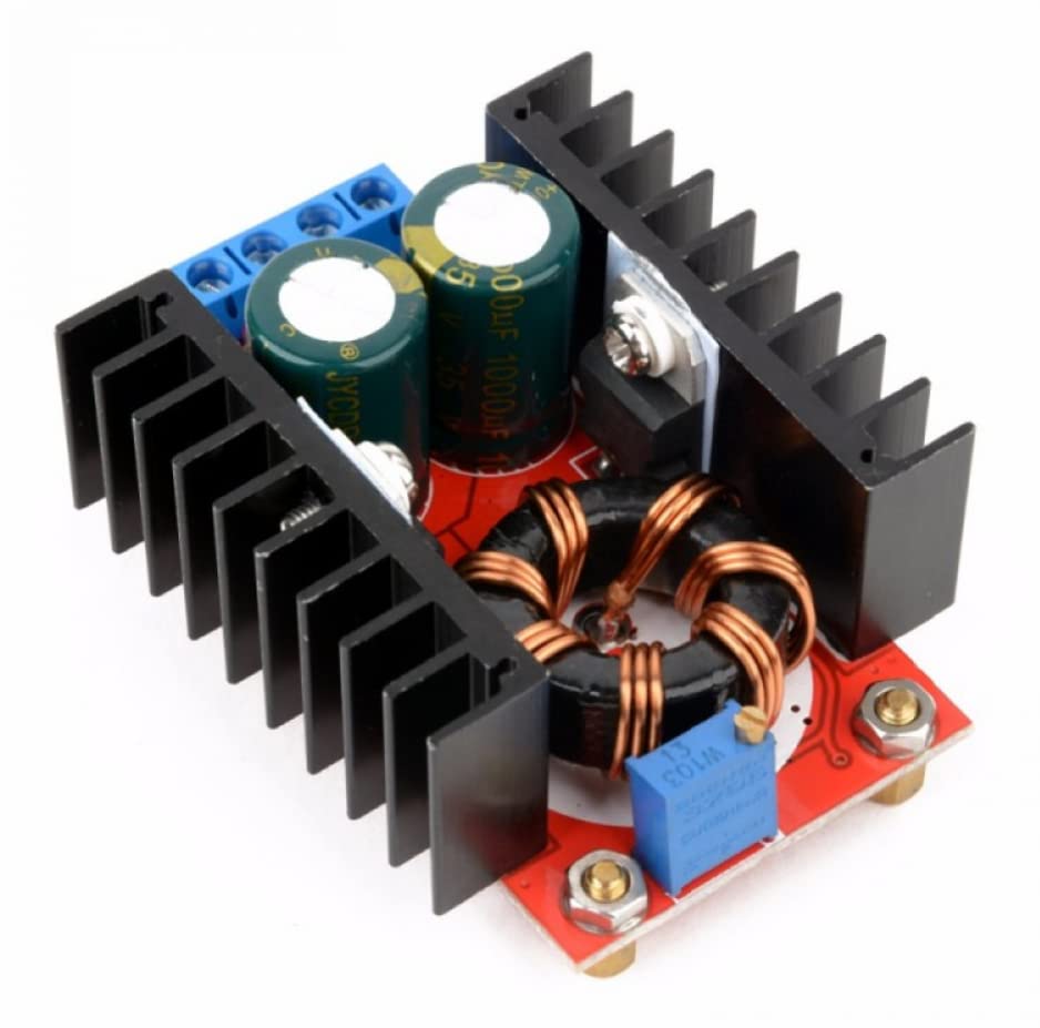 150W DC-DC Step-Up Boost Converter and Adjustable Power Supply Module (10-32V to 12-35V 6A)