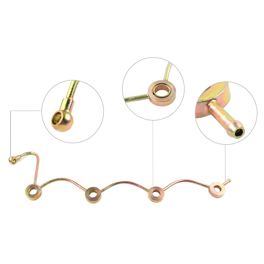 Tubo De Retorno De Combustible Para Perkins 404D-22, CAT 3024 Y Shibaura N844 – Referencia 131606900, Material De Hierro