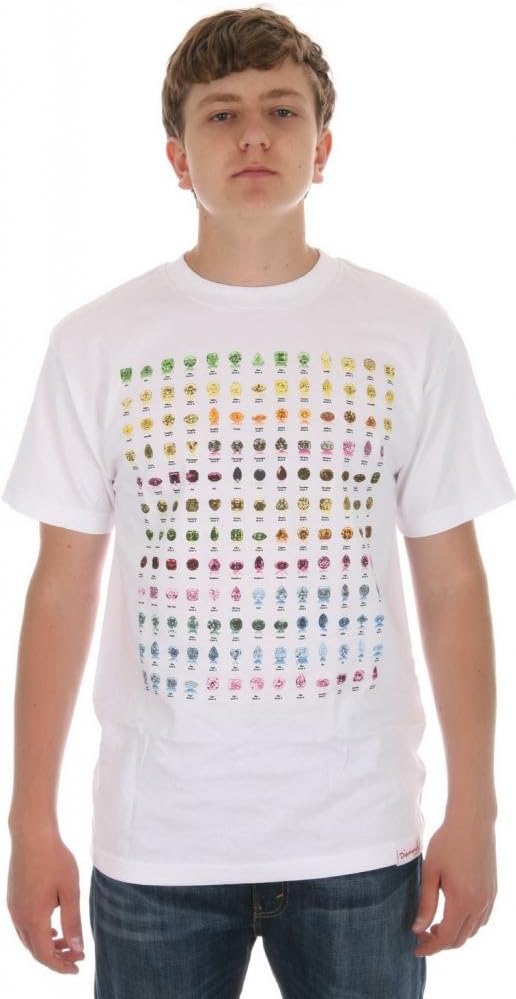 Diamond Supply Co Men's Gems Tee T-Shirt B14DPAO7WHT_XL