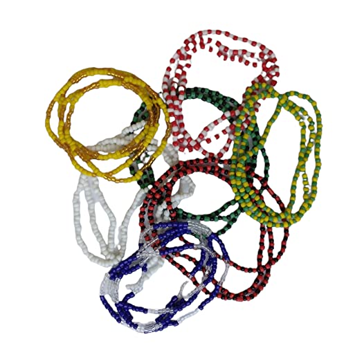 7 Collares de Santeria Obatala, Shango, Oshun, Yemaya, Orula, Elegua y Oggun | 7 Santeria Beaded Necklaces Elekes| Collares de Cuentas IFA, Religion Yoruba, Lucumi