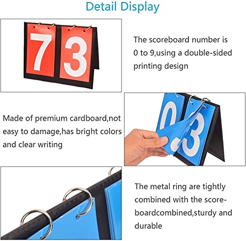 Marcador portátil digital para mesa 2 piezas miniatura 6