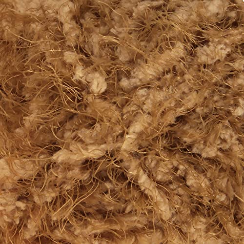 JubileeYarn Baby Bear Yarn - Chunky Weight Polyester Fur - 100g/Skein - Bronze - 4 Skeins, 15 Bronze - Image 2