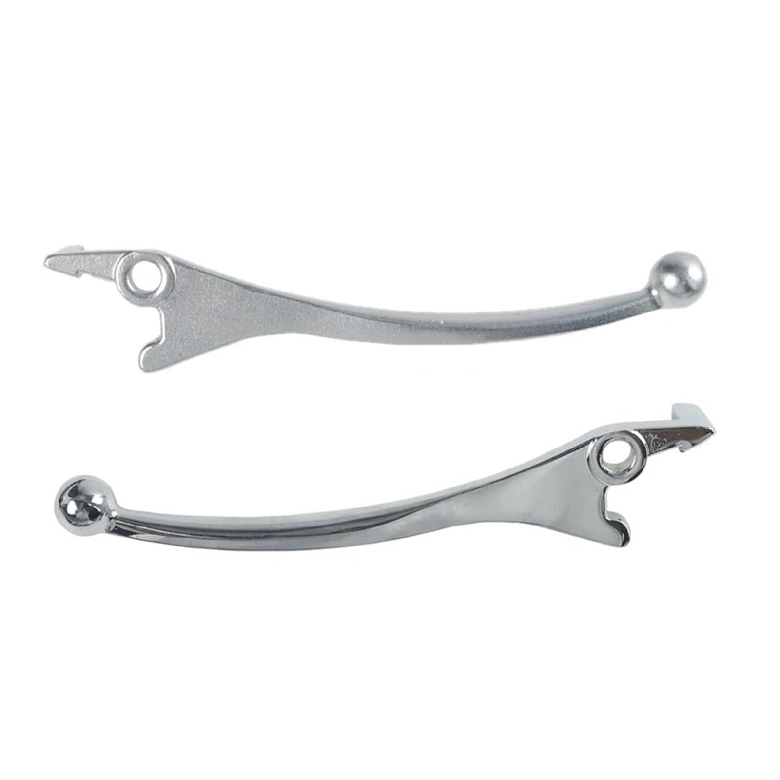 Hoqcszfup Silvery 1Set Motorbike Brake Levers Scooter Left And Right Brake Handles Disc Brake Lever Oil Brake Handle Fit For Citycoco Modified Accessories Parts(Silvery 1Set)
