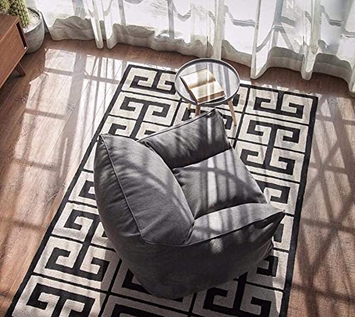 dtkmkj Sitzsack Tatami Lazy Sofa Bequemes Einzelschlafsofa Computerstuhl Wohnzimmer Schlafzimmer Weicher Stuhl Leinwand… – Bild 6