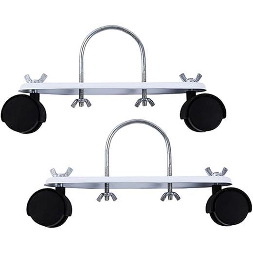 CLUB BOLLYWOOD? 1 Pair Electric Heating Oil Heater Support Holder Replace Parts Replacements Black Wheel | Home Improvement | Heating Cooling & Air |Home & Garden |2 Electric Heater Caster Bracket