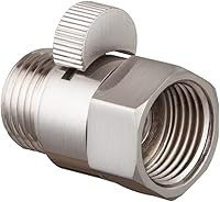 Vista 1 de Interruptor de cierre de válvula de control de flujo de ducha de latón, níquel cepillado