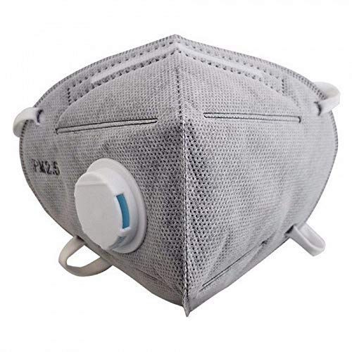 Preisvergleich Produktbild Bequem und atmungsaktiv 2ST Einweg-Arbeitsstaubmasken mit Ventil FFP3 Atemschutzgesicht Sicherheit Breathing Equip