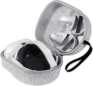 Zaracle Hard Travelling Case Storage Cover Protective Pouch Bag Carrying case for Oculus Quest 2 and Oculus Quest All-in-one VR Gaming Headset and Controllers (Gray)