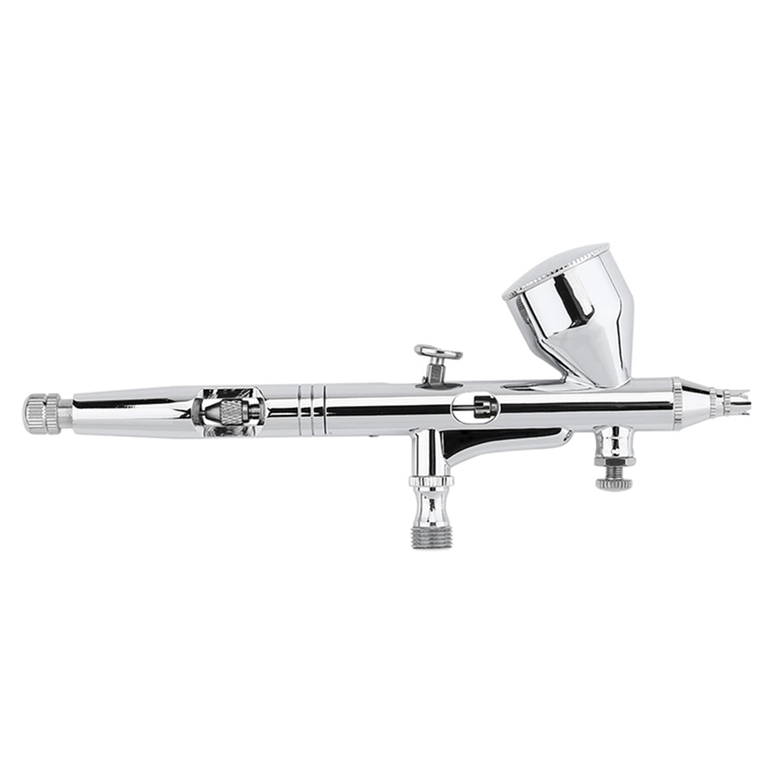 Dual Action Airbrush Kit, Spraycraft Airbrush Aerographe 0.2Mm/0.3Mm/0.5Mm Needle Art Spray Gun for Cake/Nail/Model