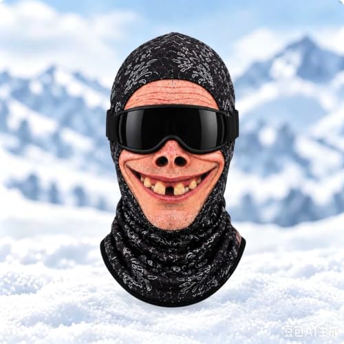 Balaclava Face Mask, 3D Funny Ski Face Mask - image 8