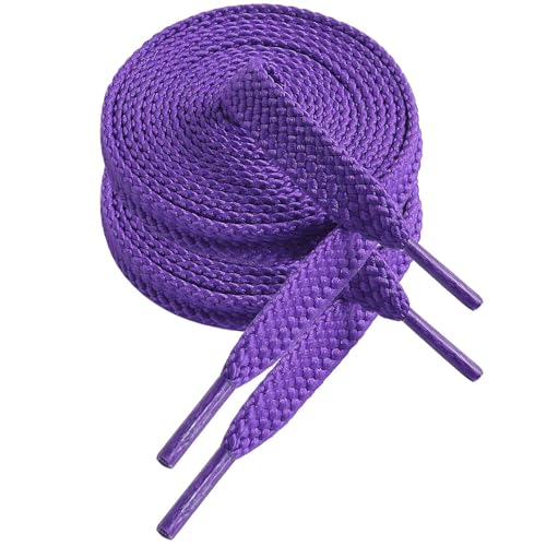 Image of VSUDO 2 Pairs Double Layer Flat Sneaker Shoe Lace, Flat Shoelace /Shoe String
