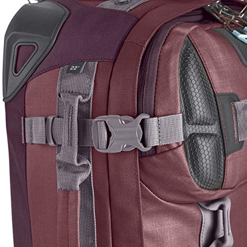 Eagle Creek ORV 2-Wheel International Carry-On Rolling Duffel, Earth Red