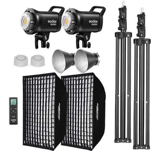 Amazon | Godox SL60II-D LEDビデオライトキット 2個パック 連続ライト