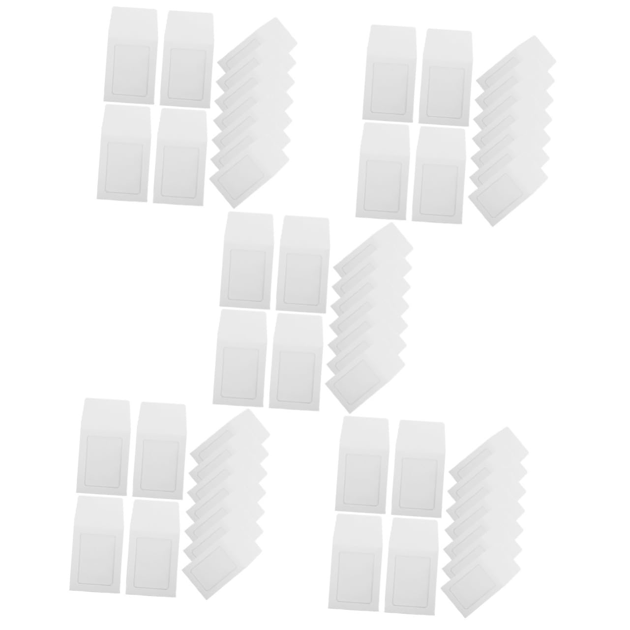 VILLCASE 100pezzi Buste Protettive Trasparenti Per Carte Da Gioco e Postcard Maniche Per Carte Collezionabili Accessori Per Raccoglitori e Organizzazione