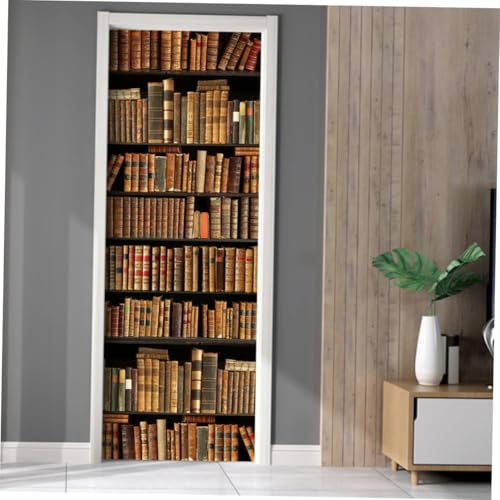 Autocollants de porte imperméables sticker mural scène naturelle surface lisse