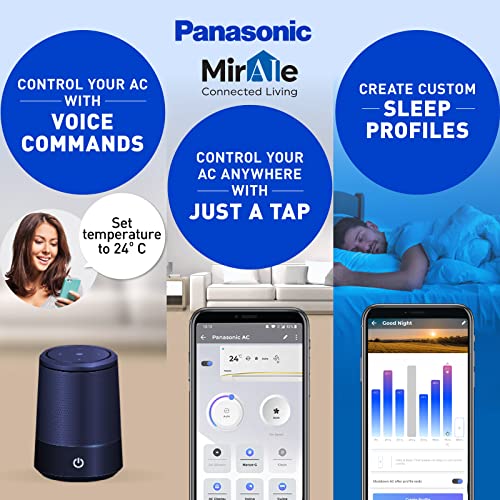 Image of Panasonic 7 in 1 Convertible 1.5 Ton 4 Star Inverter Split Smart AC with Amazon Alexa and Google Assistant Support (2023 Model, Copper Condenser, CS /CU-AU18ZKY4F)