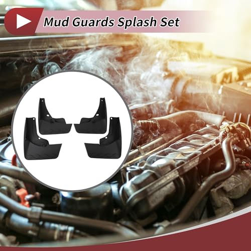 Image of 1 Set Mud Flaps Splash Guards for Volkswagen Tiguan Pro R-Line 2024 Front and Rear Mud Guards W /Mount Accessories