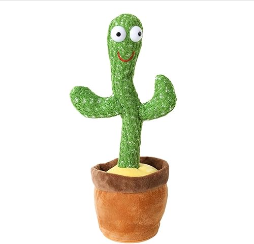 Juguete de cactus para bailar, hablar, grabar y cantar