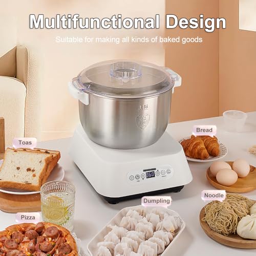 Genérico Impastatrice elettrica in acciaio inox 304 con fermentazione a temperatura costante, 7 litri, 220 V, 200 W