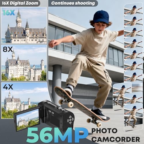 4K Camcorder for YouTube Vlogging