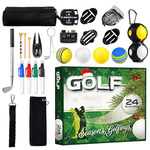 Calendrier de l'Avent de golf 24 jours pour homme et papa